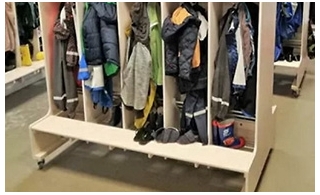 Institutions & Skole garderober